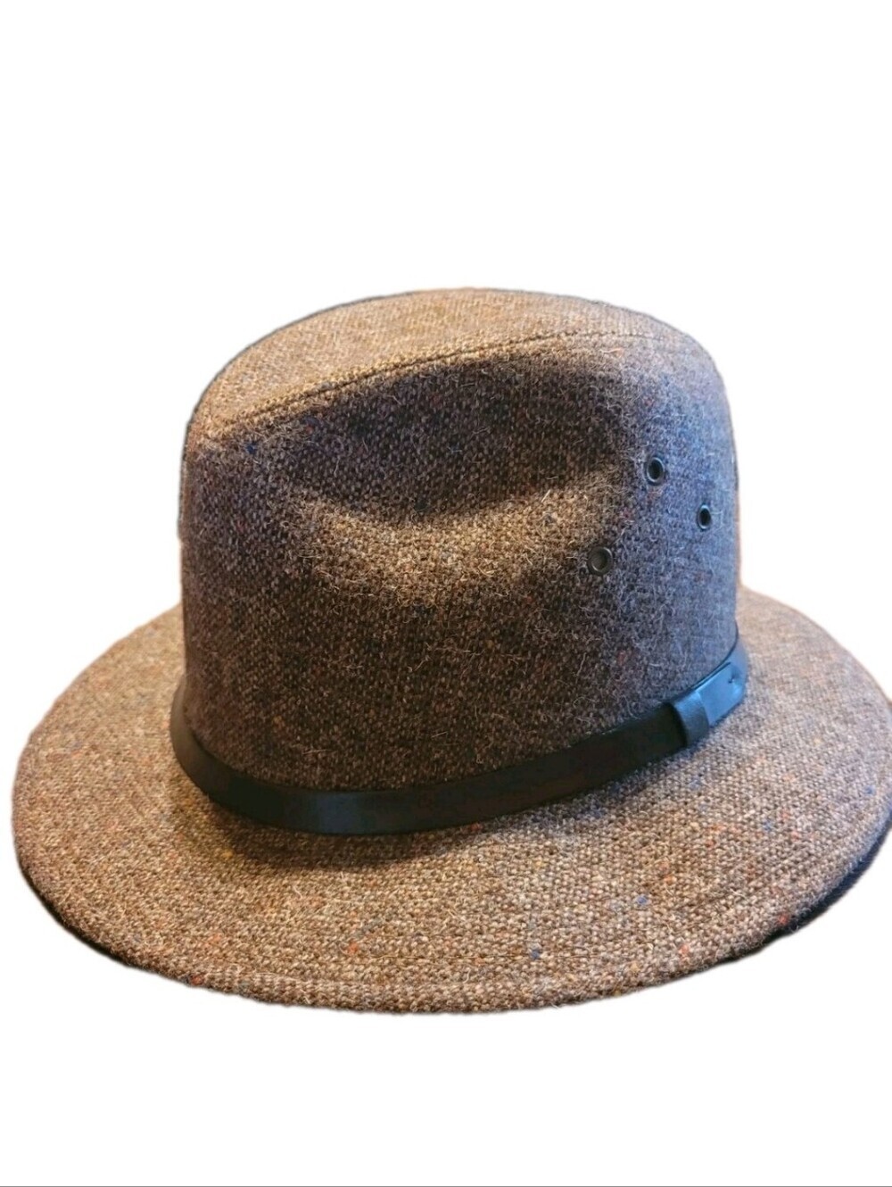 Pendleton Vintage Wool Fedora Hat Men's Large USA Brown Quiet Luxury Old Money